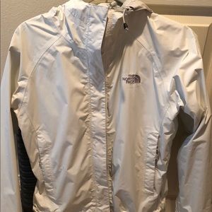 White The North Face Windbreaker
